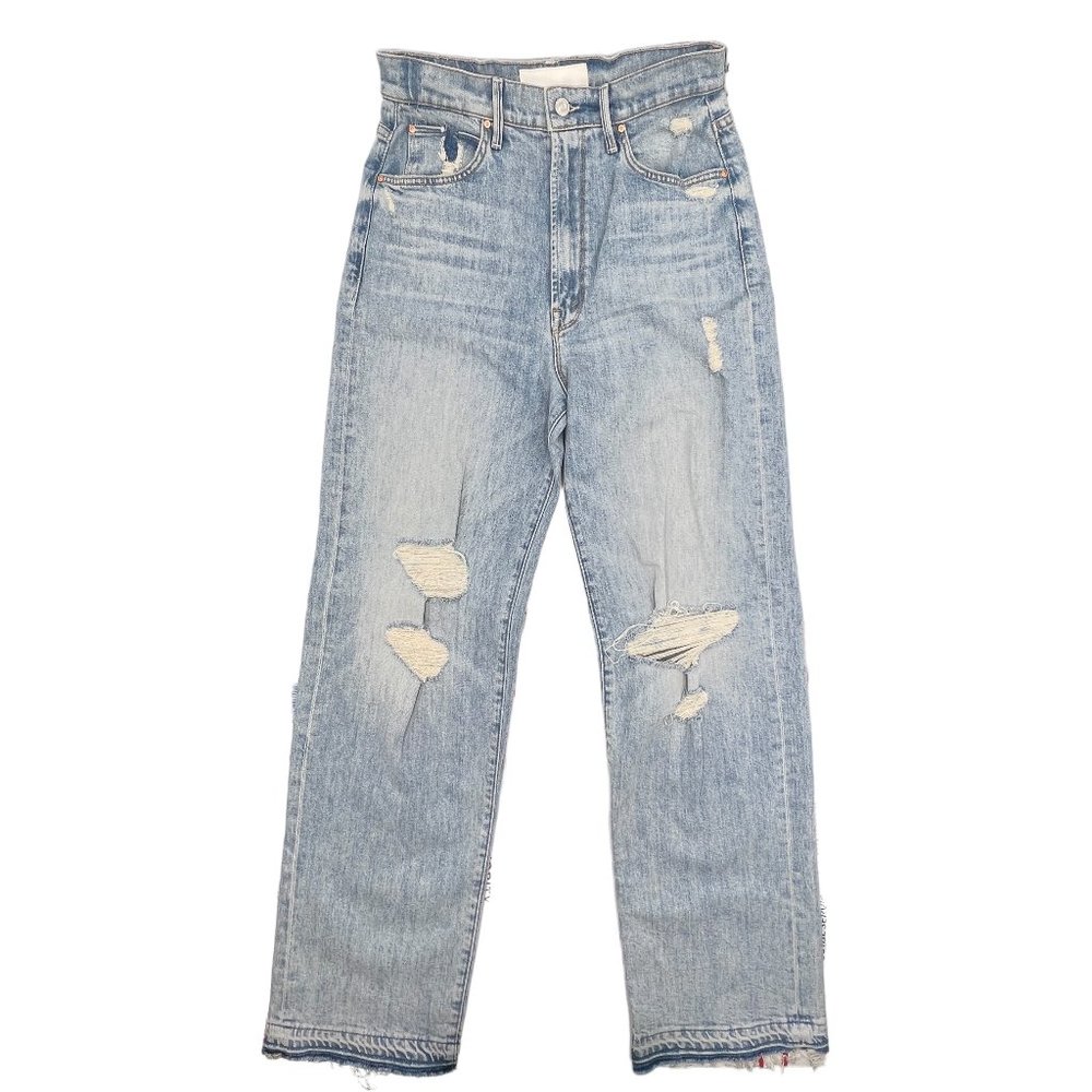 Mother Superior High Waisted Tunnel Vision Sneak Undone Hem Size 29